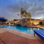 Scottsdale pool accent landscape lighting
